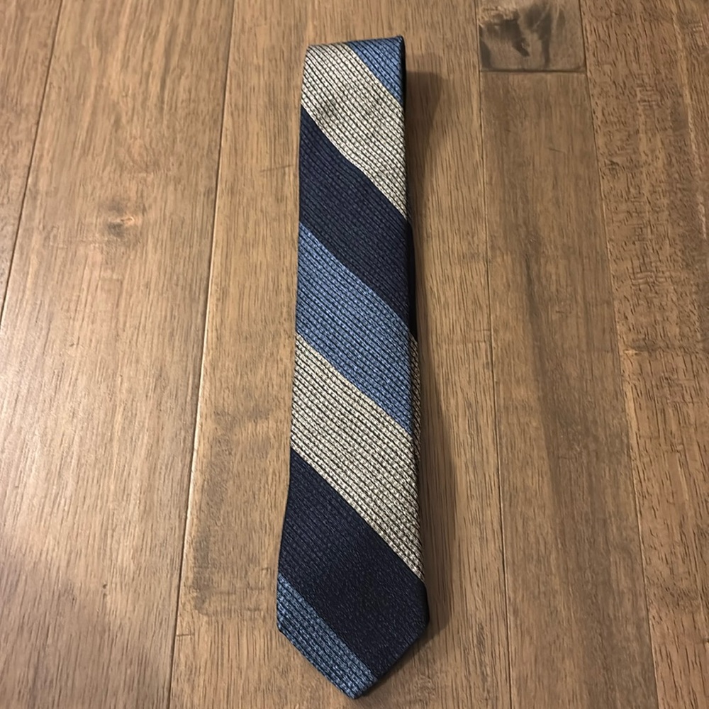 Dion 1967 tie-blue/beige - like new! Worn once!